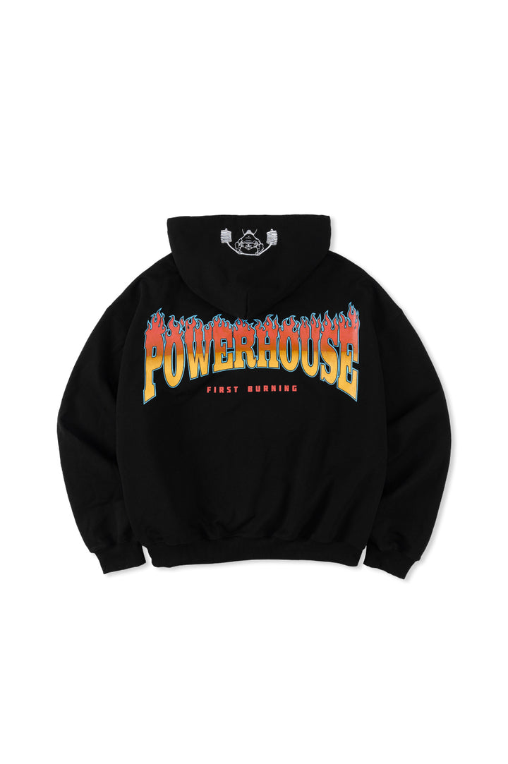 パワーハウスジム　FIRST BURNING HOODIE ZIPパーカー パワーハウスジム FIRST BURNING HOODIE ZIP – Powerhouse Gym Japan