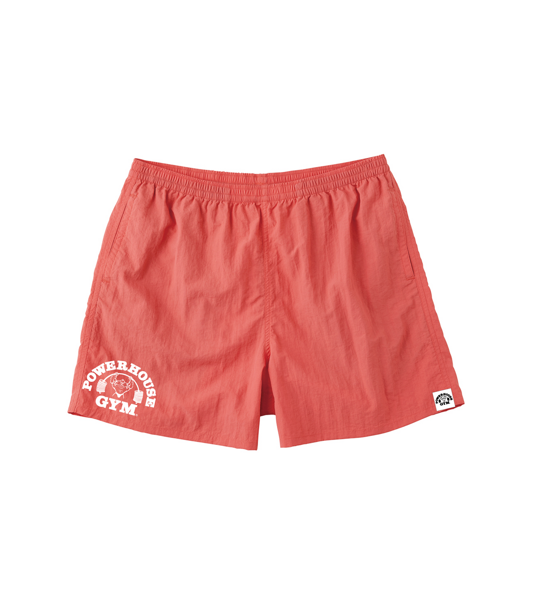 パワーハウスジム シングルロゴナイロンハーフパンツ – Powerhouse Gym パワーハウスジム シングルロゴナイロンハーフパンツ – Powerhouse Gym