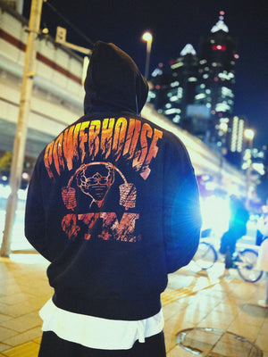 パワーハウスジム　FIRST BURNING HOODIE ZIPパーカー パワーハウスジム FIRST BURNING HOODIE ZIP – Powerhouse Gym Japan