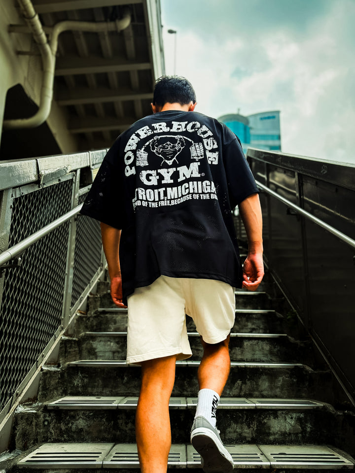 POWERHOUSE GYM USA Mesh Oversized T – Powerhouse Gym Japan Online Shop